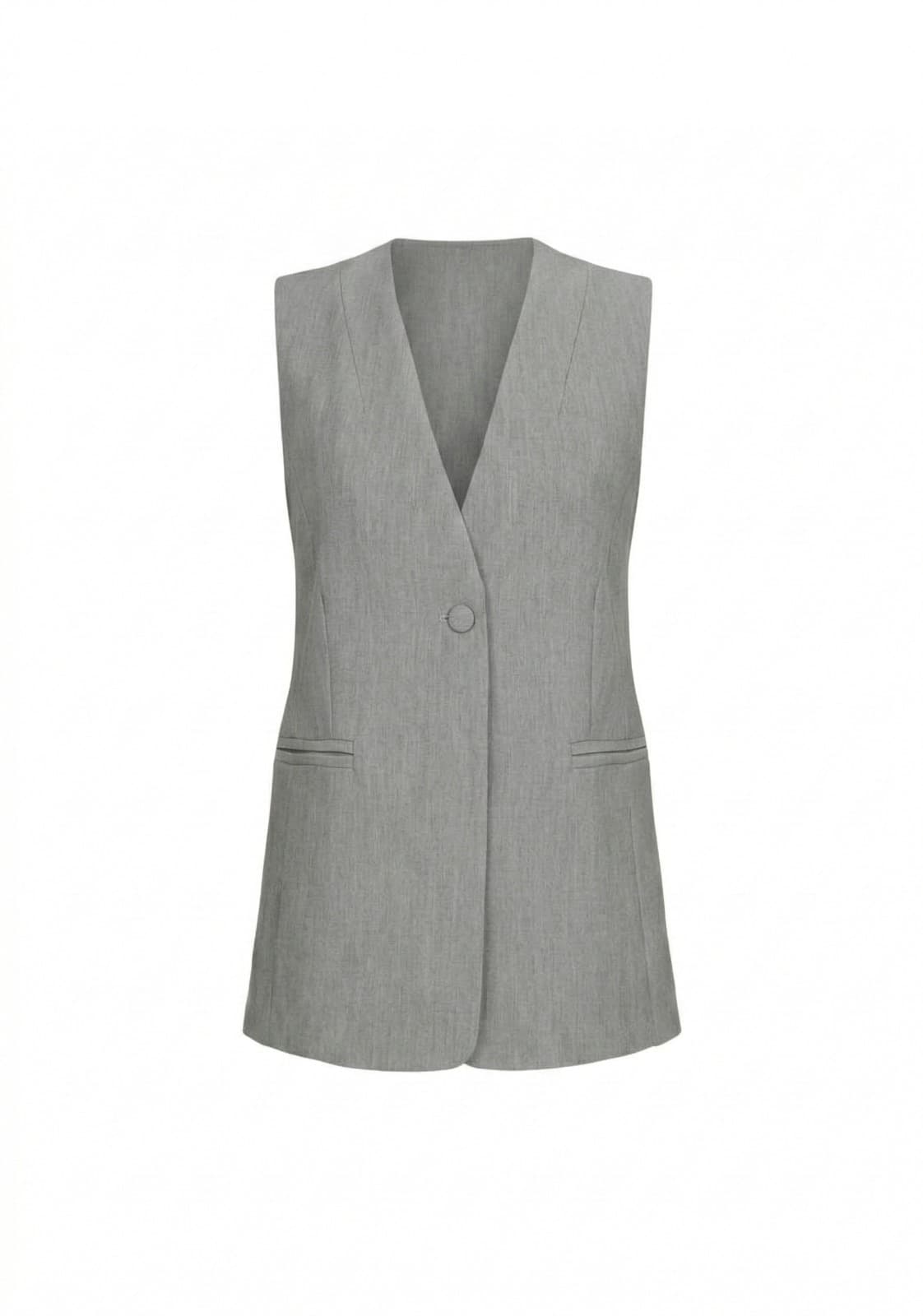 Colete alongado em alfaiataria  — imagem 3